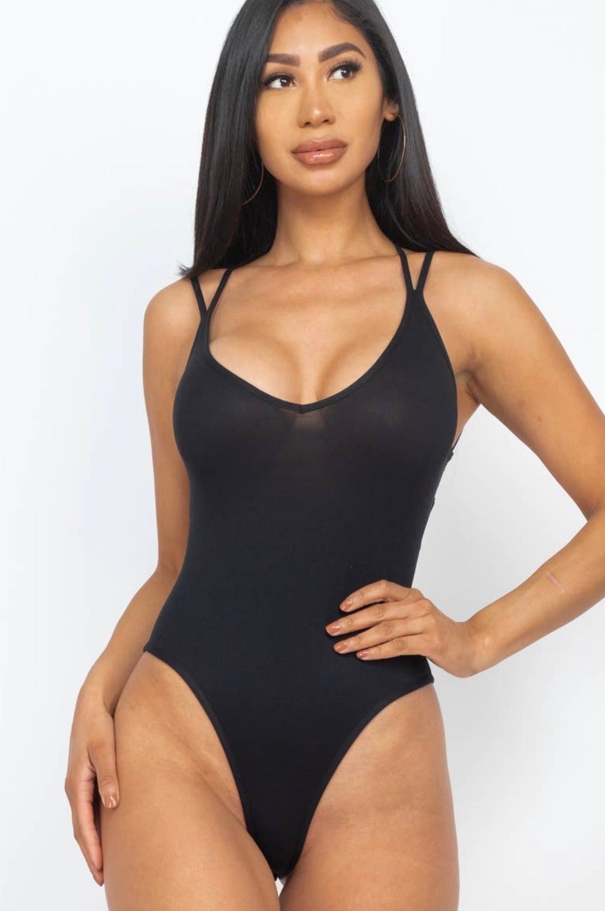 Crisscross Back Bodysuit