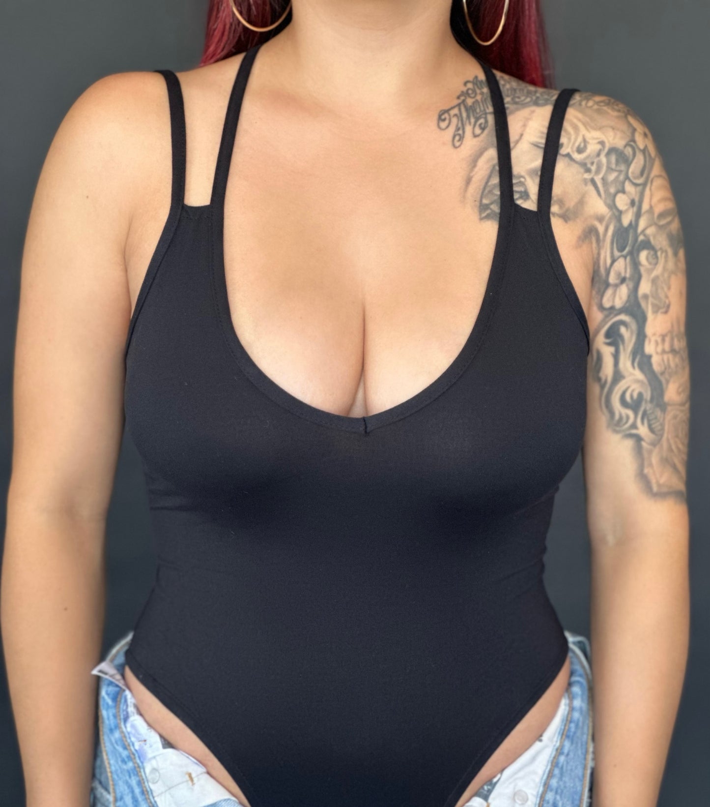 Crisscross Back Bodysuit