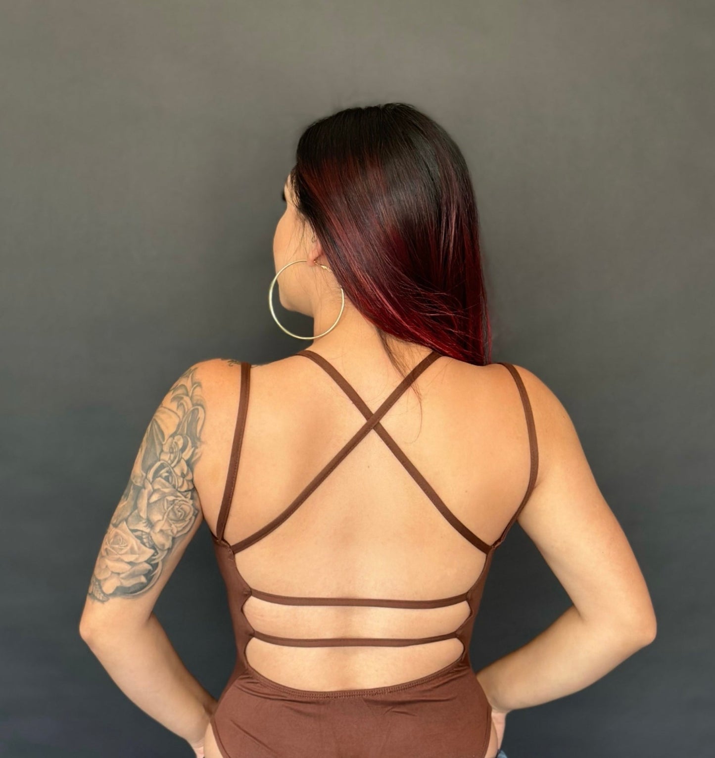 Crisscross Back Bodysuit