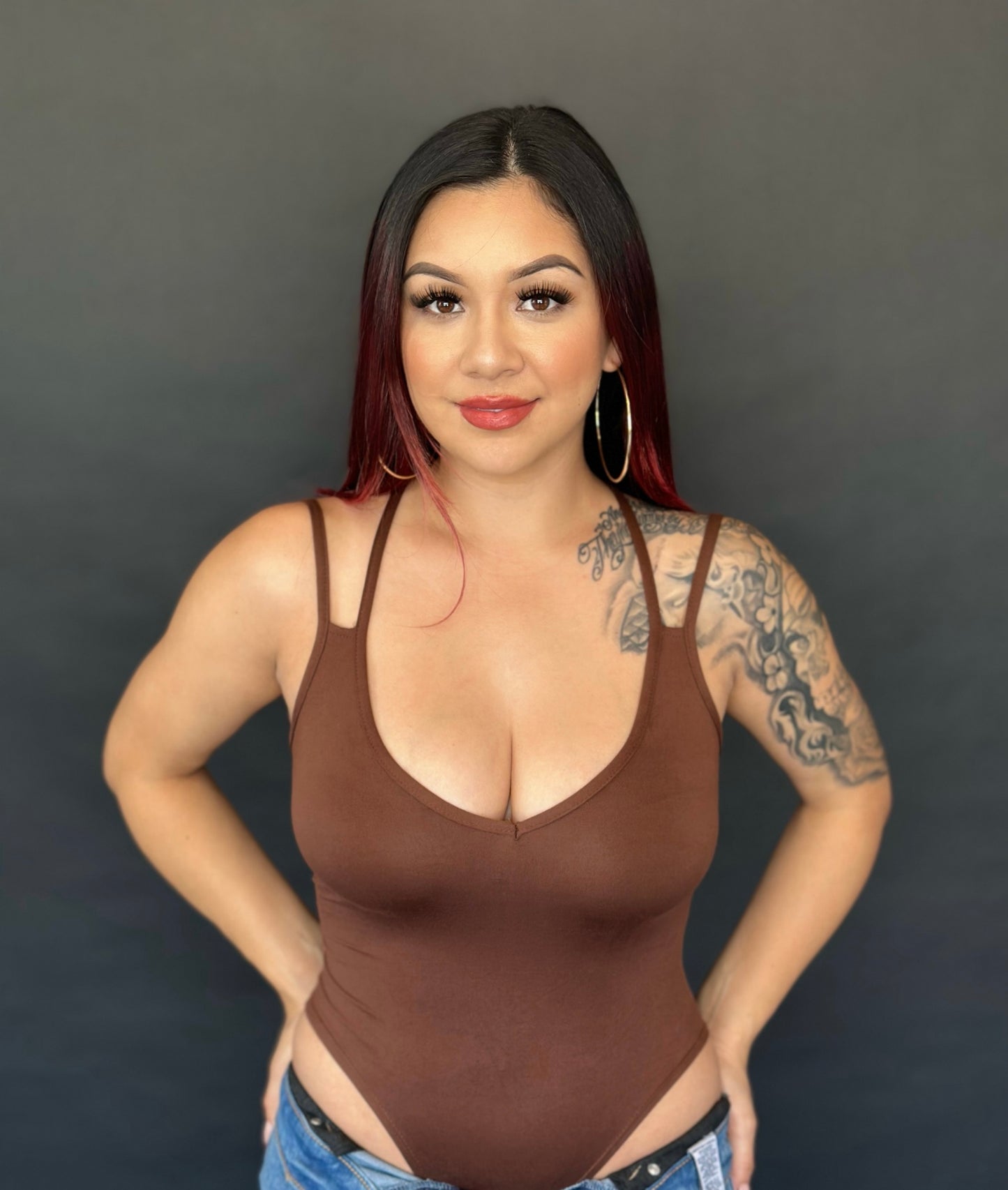 Crisscross Back Bodysuit