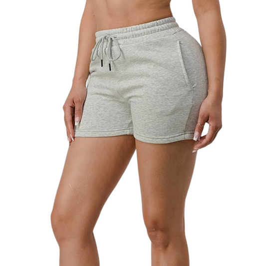 Lounge Shorts with Drawstring and Pockets