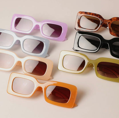 Bold Rectangle Sunglasses